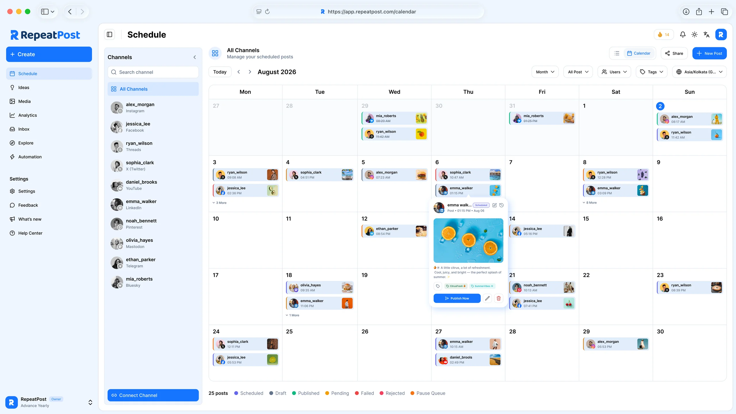 RepeatPost product overview